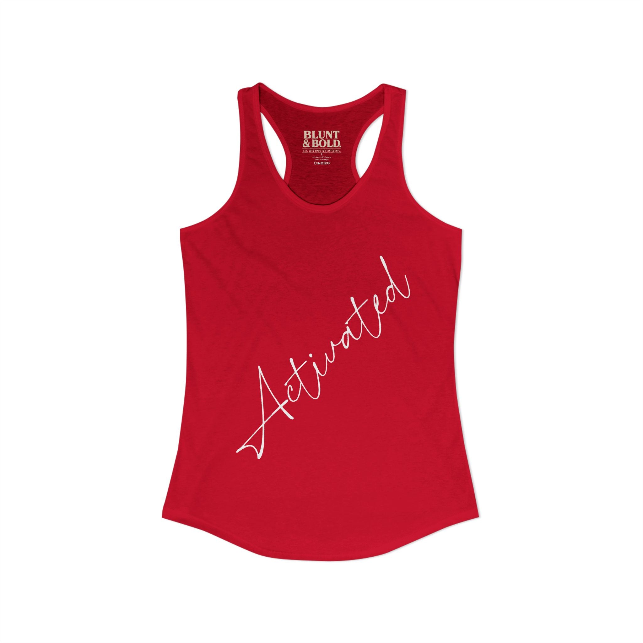 Womens Activated Ideal Racerback Tank