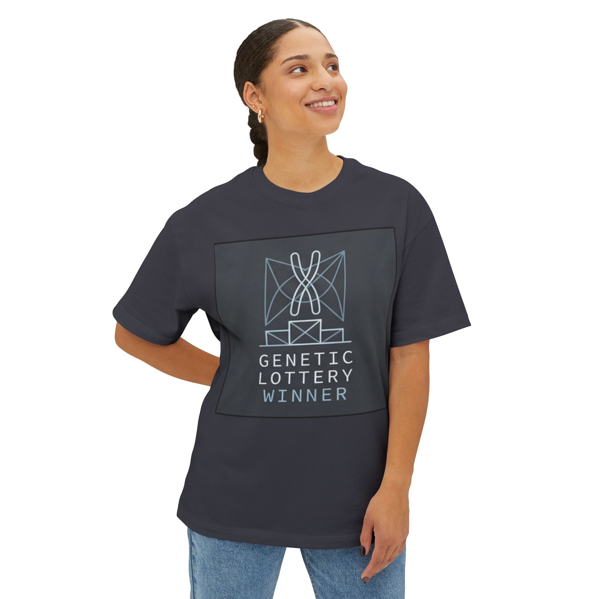 Mens Genetic Lottery Oversized Boxy Tee