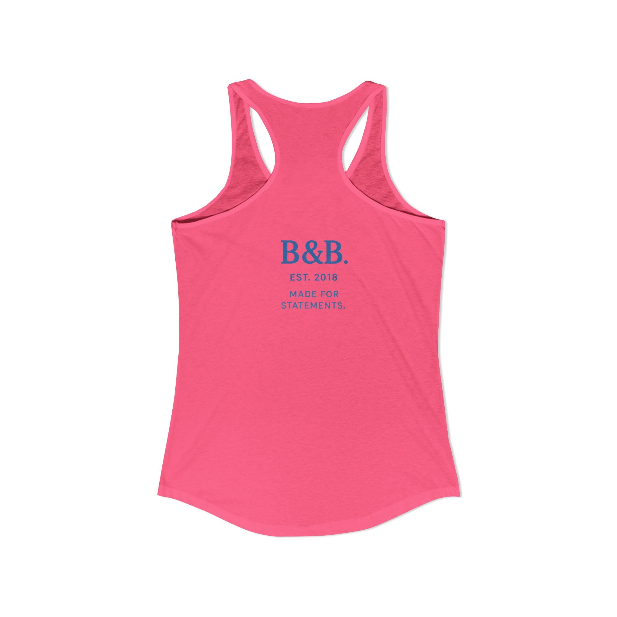 Womens Baddie  Ideal Racerback Tank