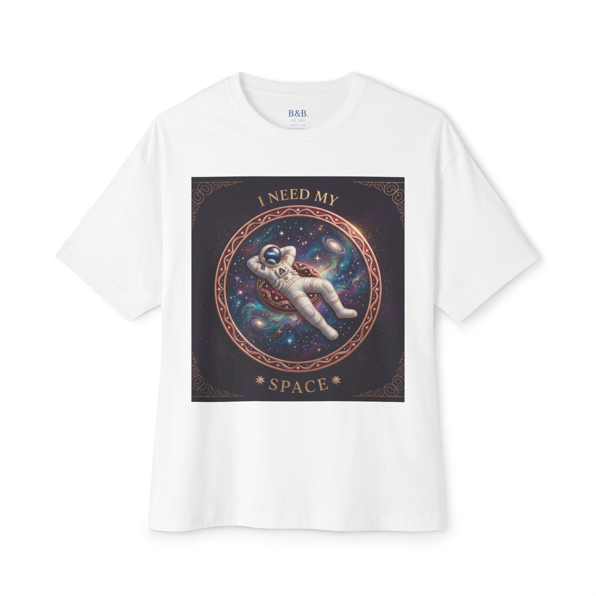 Mens I Need My Space Oversized  Tee