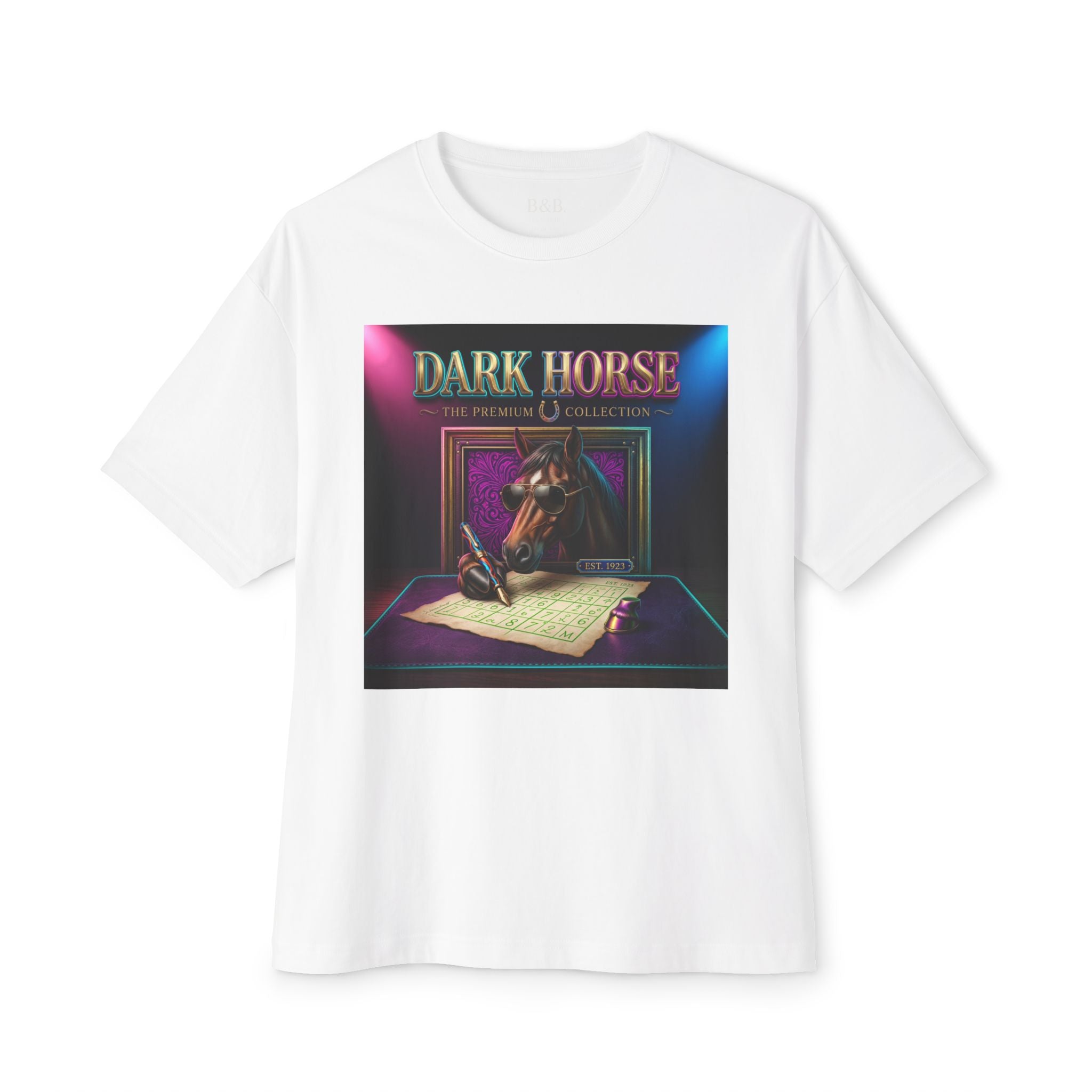Mens Dark Horse  Oversized Graphic Tee