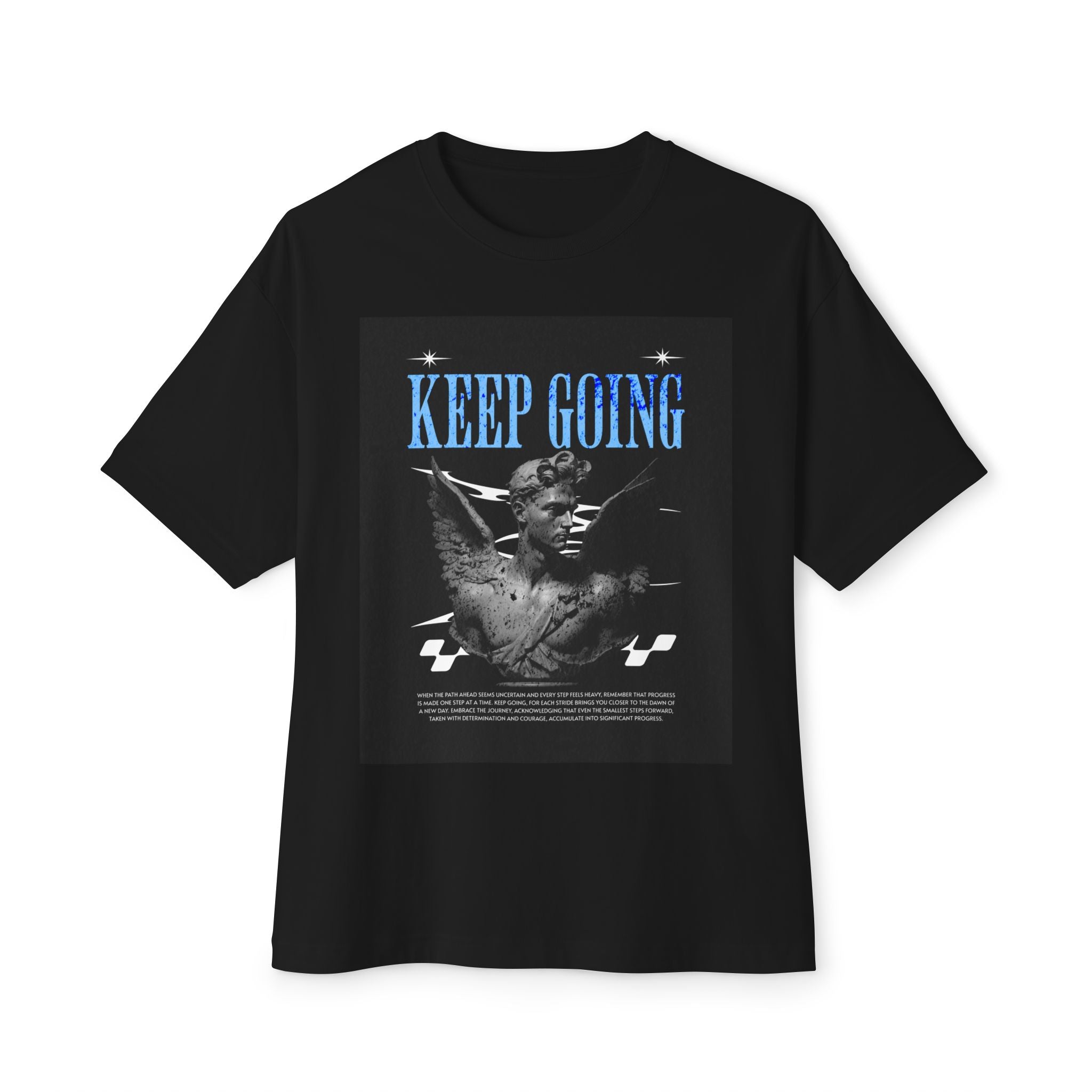 Mens Keep Going Oversized Tee