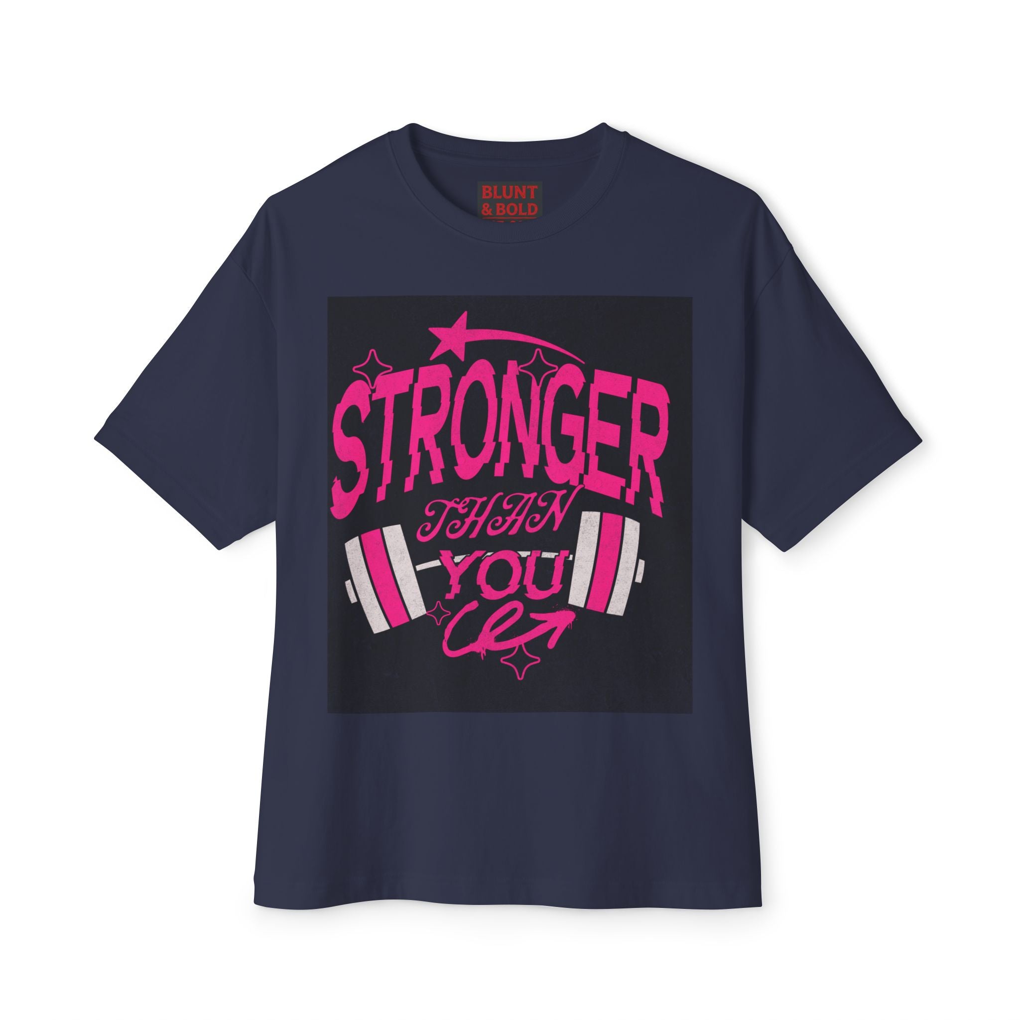 Mens Stronger Than You Boxy Oversized Tee