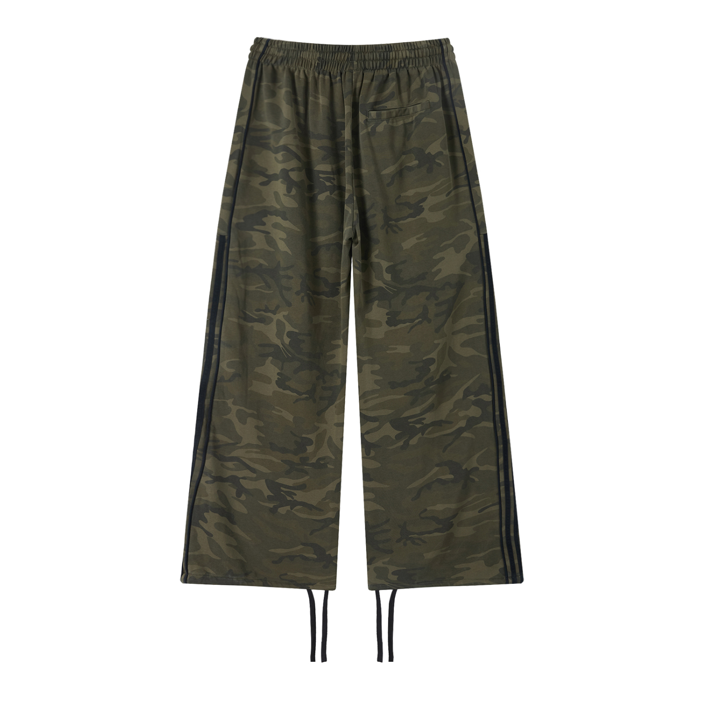 Mens  Camo Wide Leg Sweatpants