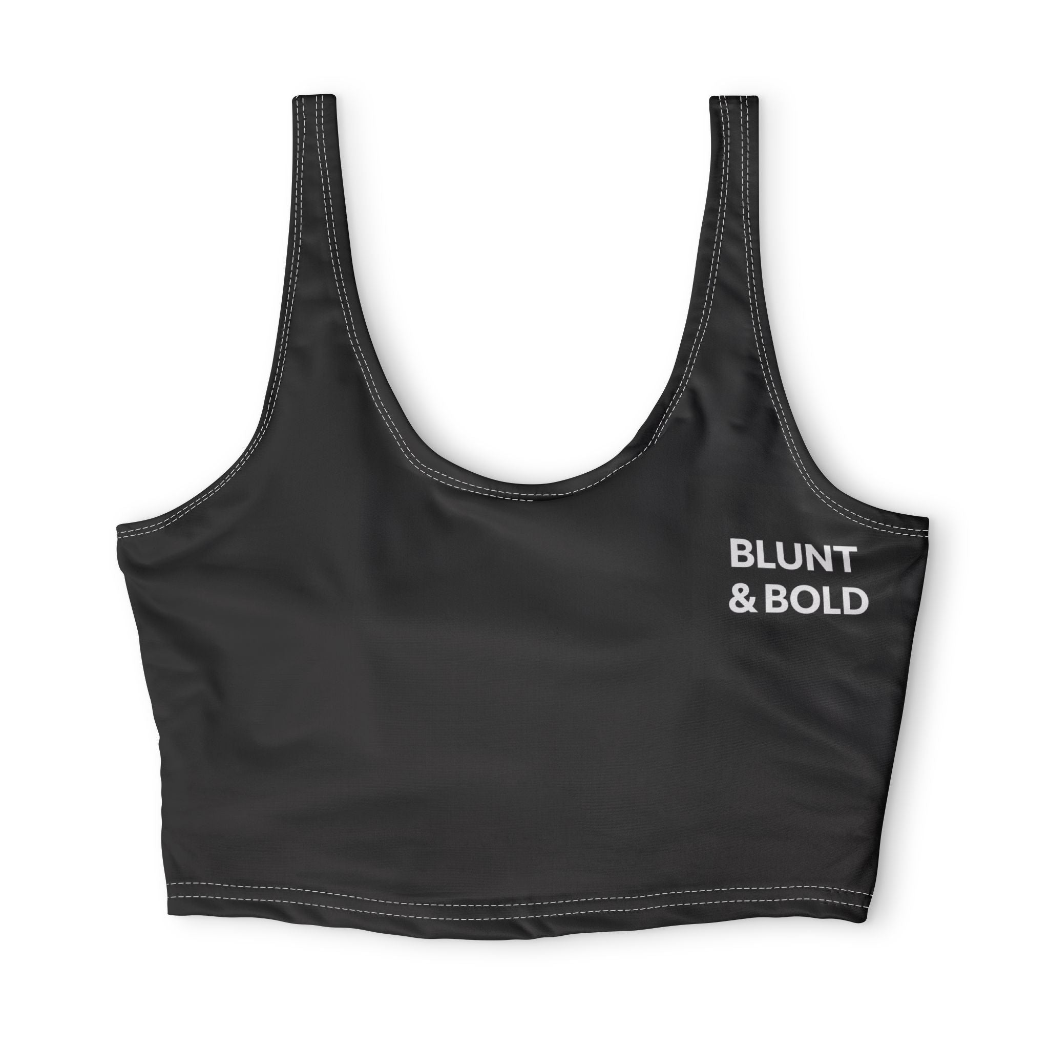 B&B 'Blunt & Bold' Black Sports Bra
