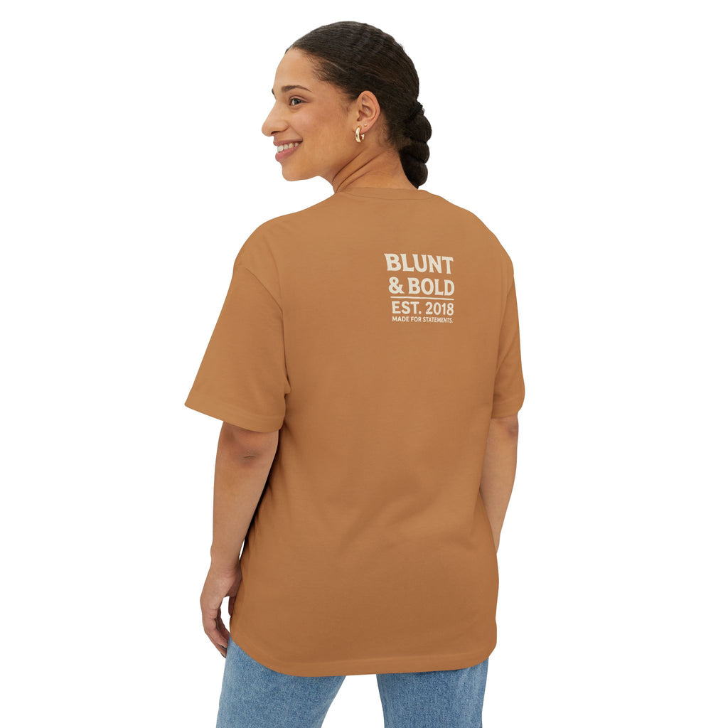 Mens FUCK YEAH Retro Oversized Box Tee
