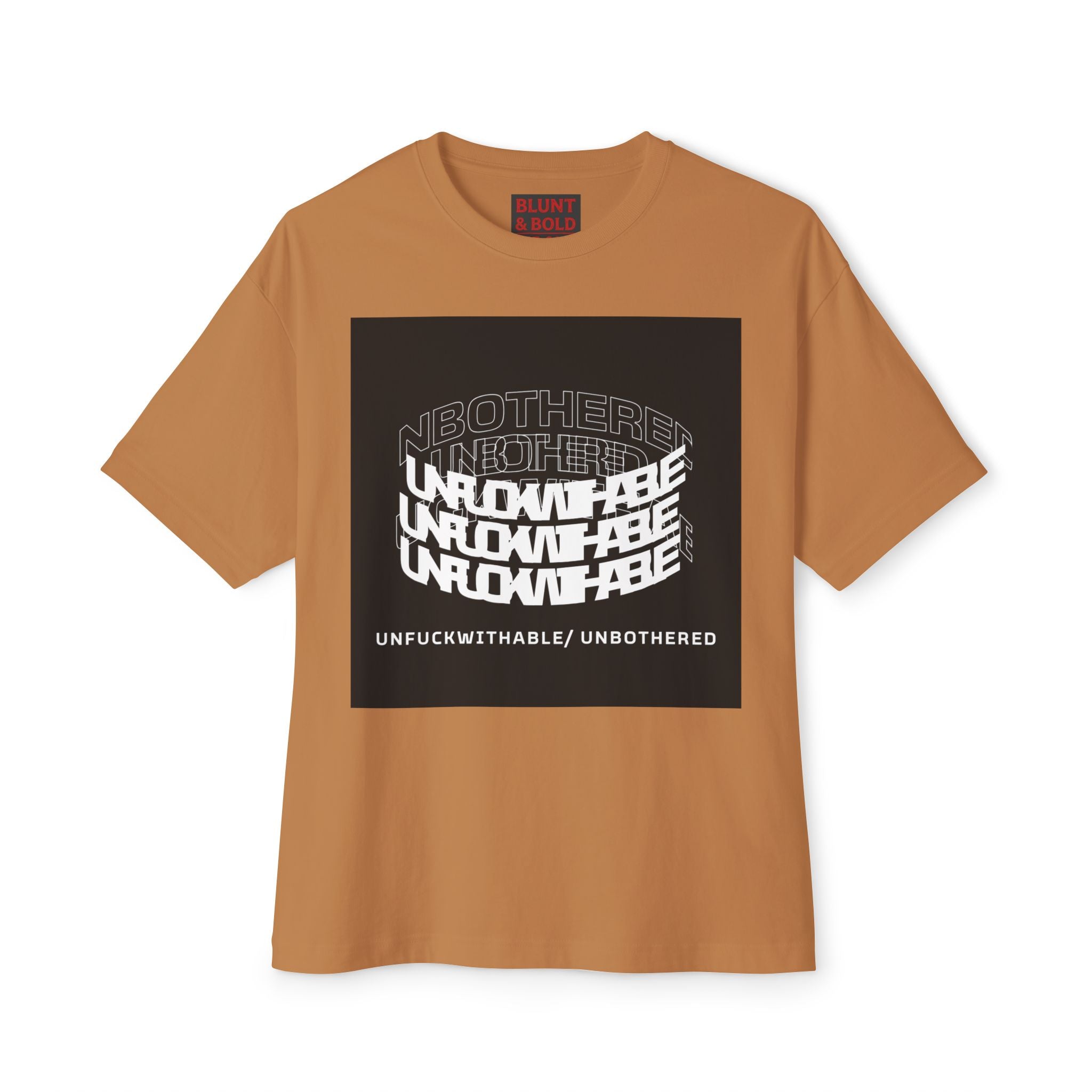 Mens Unfuckwithable/ Unbothered Graphic  Oversized Tee
