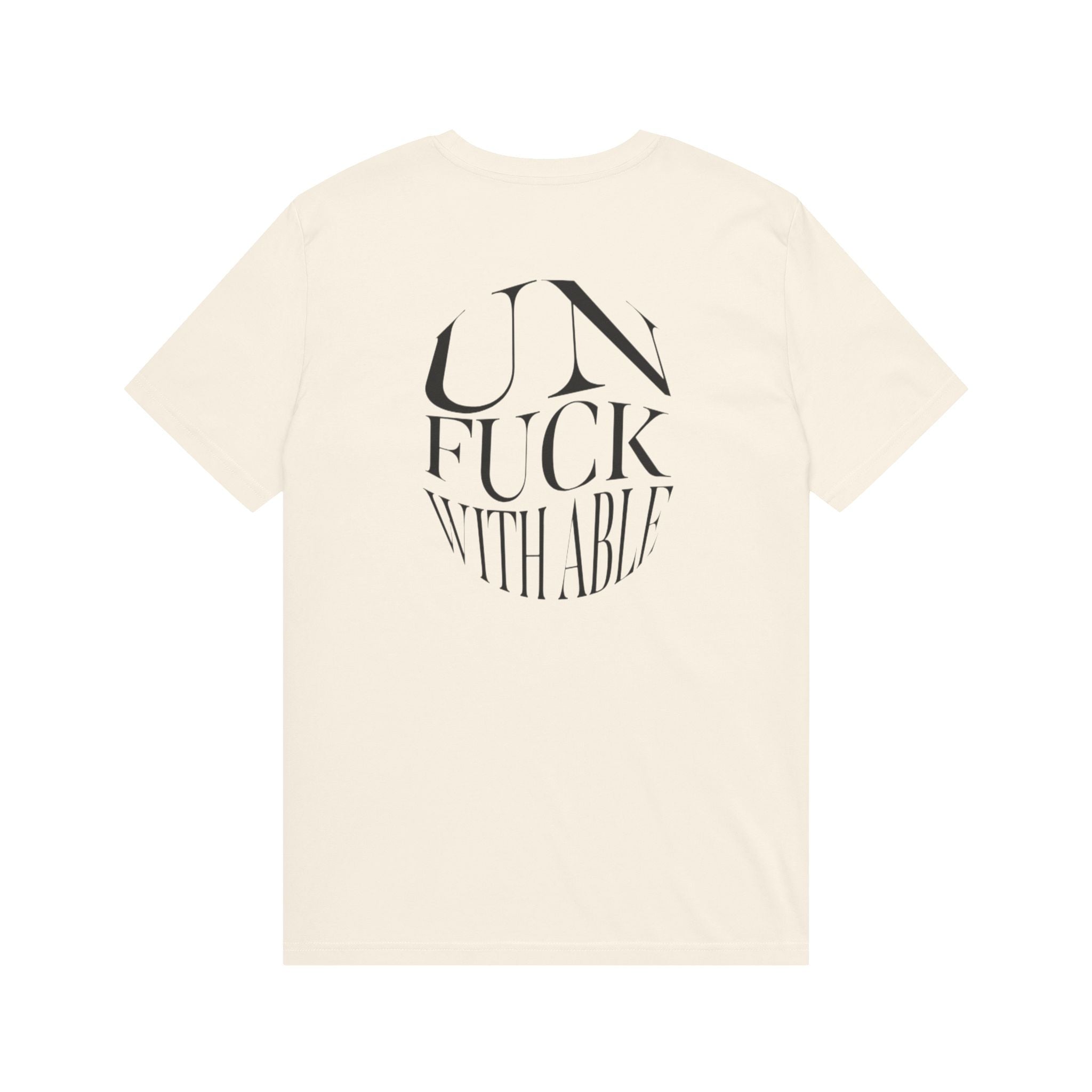 Mens  "UNFUCKWITHABLE" Bold Typography Tee