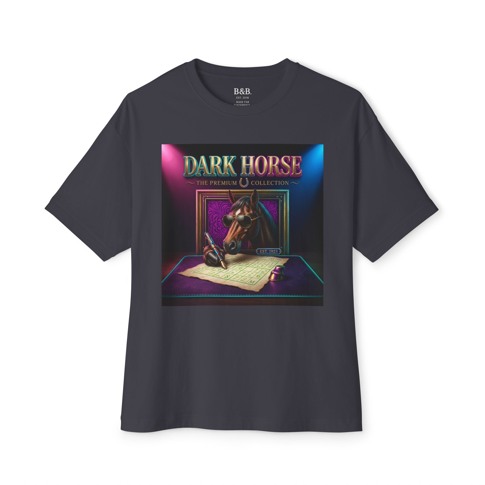 Mens Dark Horse  Oversized Graphic Tee