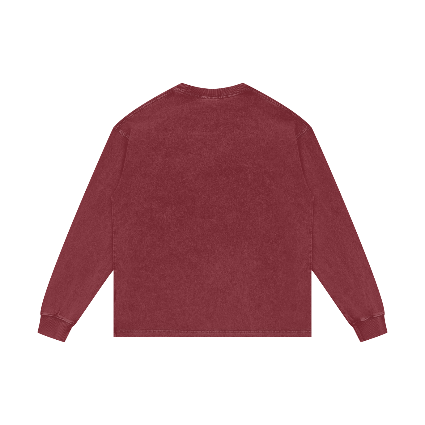MENS 'GROWTH' Acid Wash Oversize Long Sleeve TEE