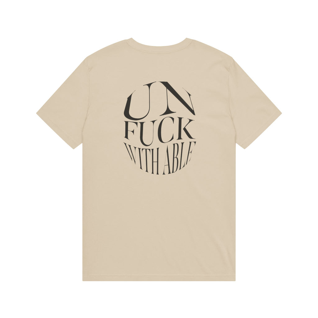 Mens  "UNFUCKWITHABLE" Bold Typography Tee