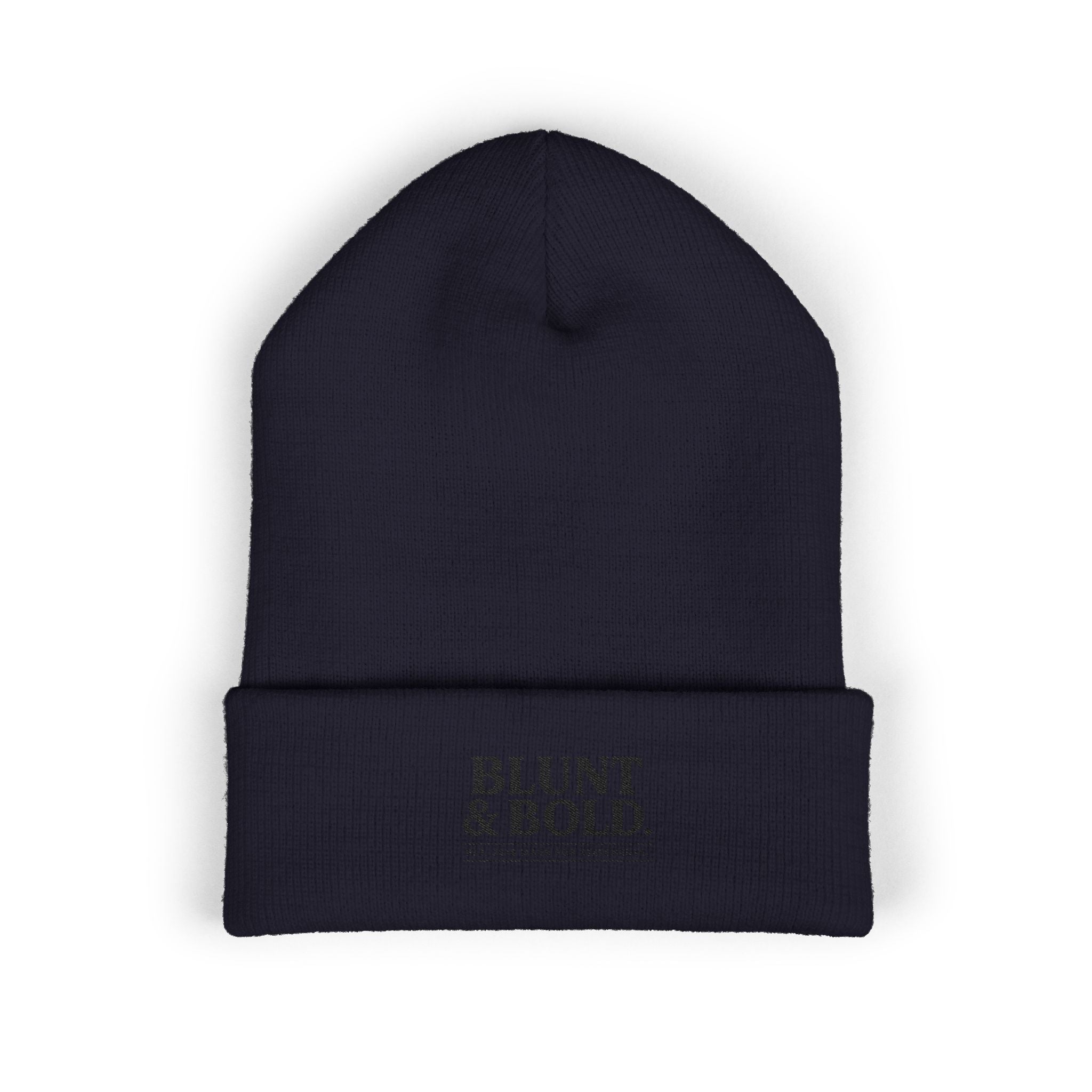 Blunt ^ Bold Classic Cuffed Beanie — Embroidered '