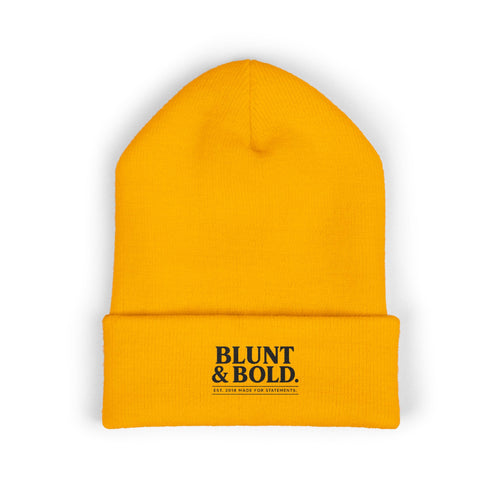 Blunt ^ Bold Classic Cuffed Beanie — Embroidered '