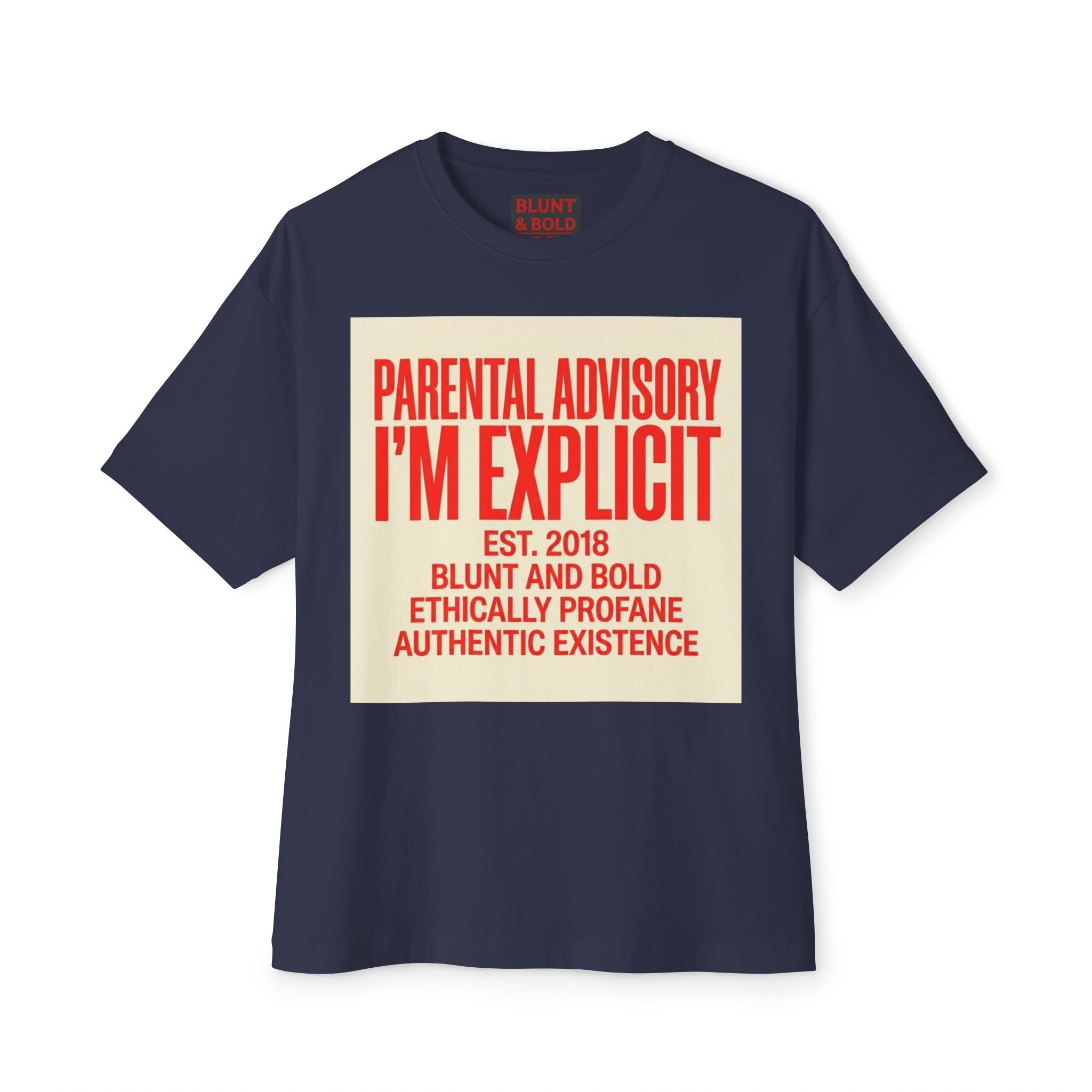 Mens I'n Explicit Graphic Oversized  Tee