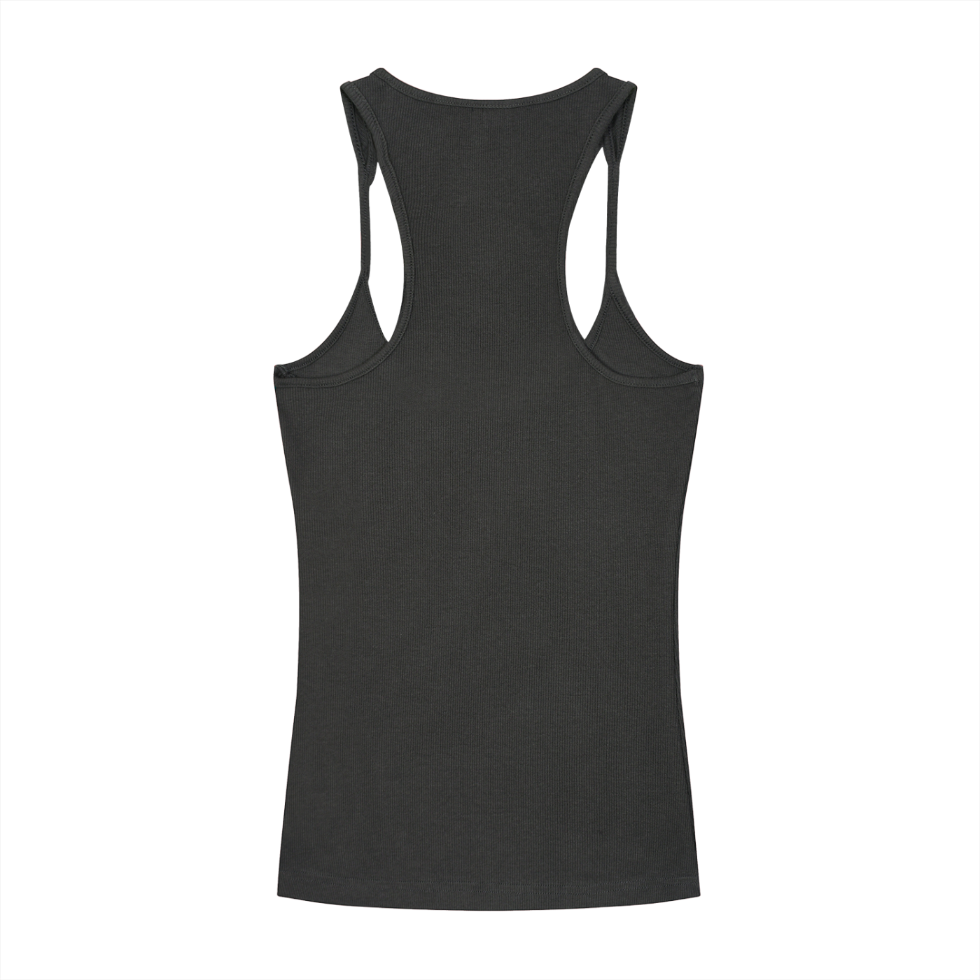 Womens Slim Fit Ribbed Racerback Tank