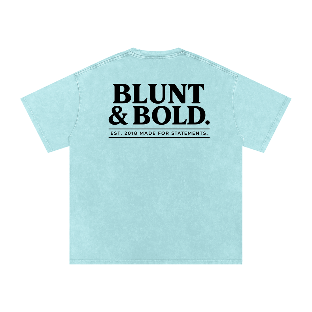 MENS 'CONFIDENCE ORACLE' Snow Washed Oversized Cotton TEE