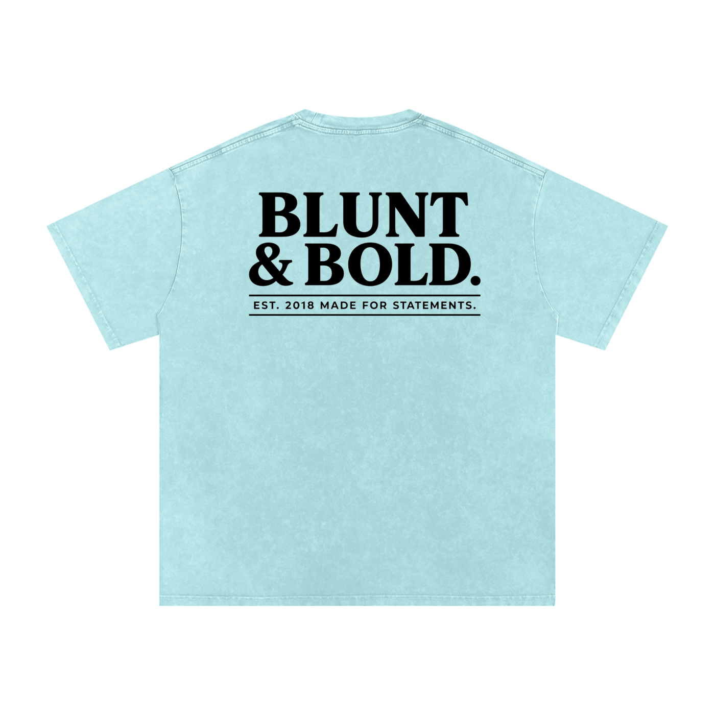 MENS 'CONFIDENCE ORACLE' Snow Washed Oversized Cotton TEE