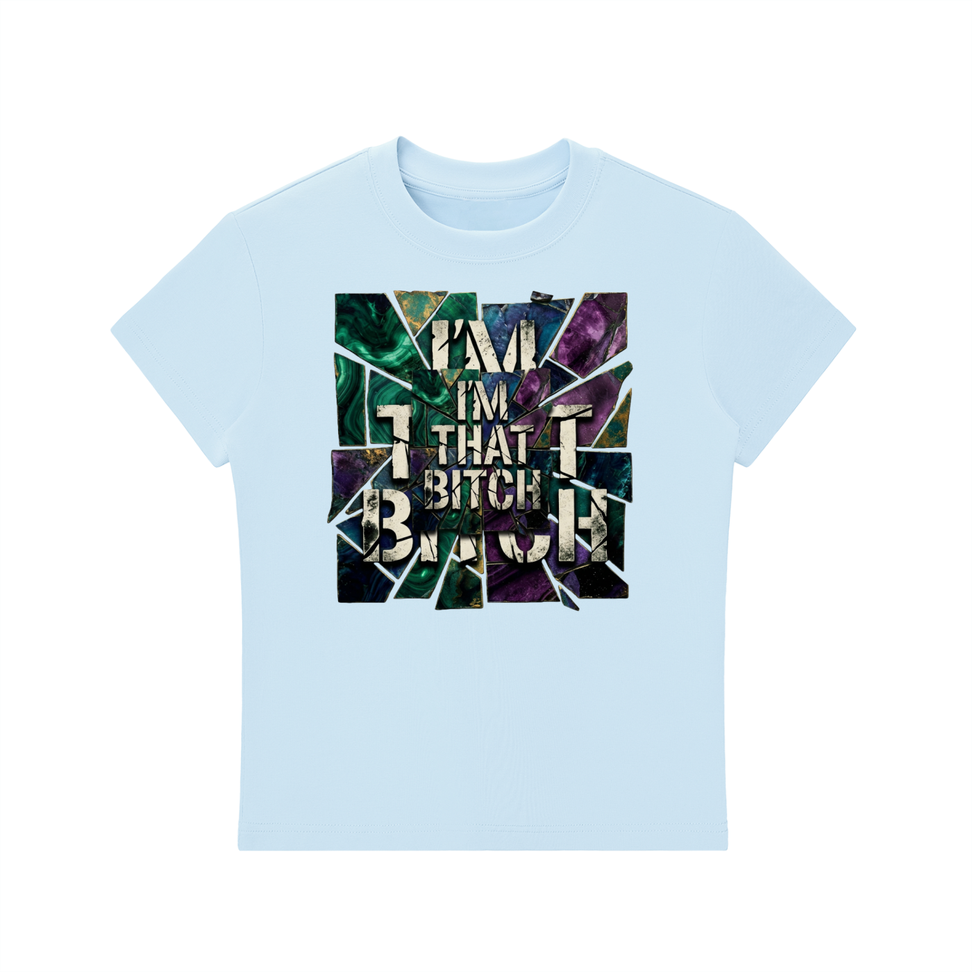 WOMENS 'THAT BITCH!' Essential Bodycon Crewneck TEE