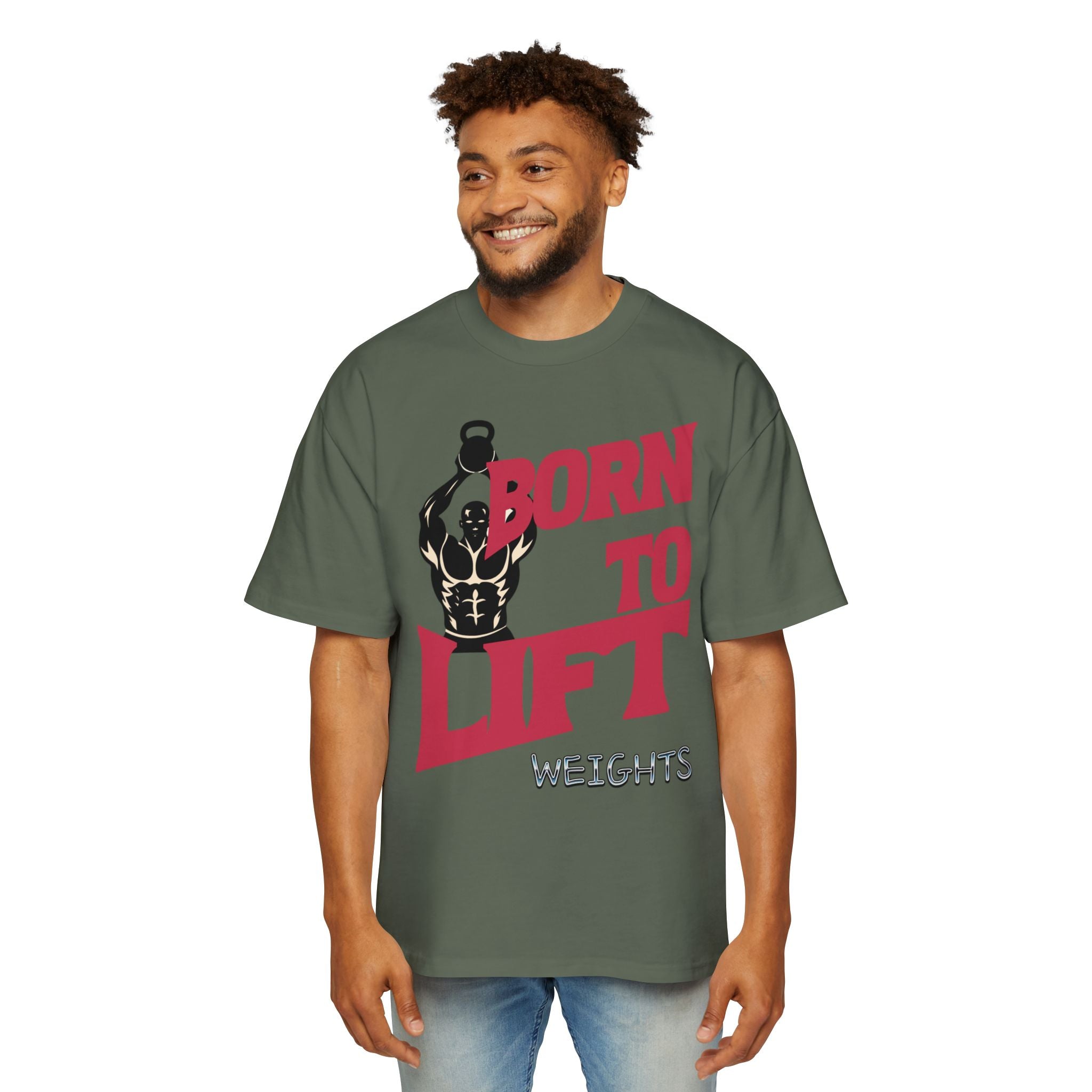 Born to Lift Tee — Men’s Weightlifting Gym T‑Shirt