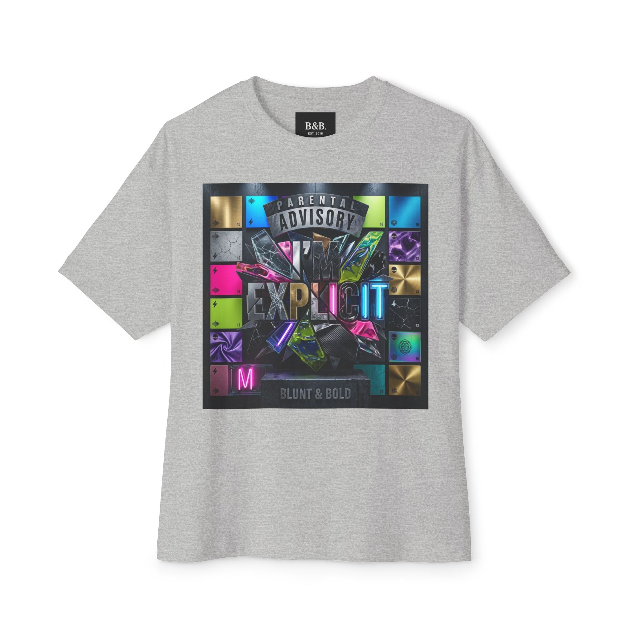 Mens I'n Explicit Graphic Oversized  Tee