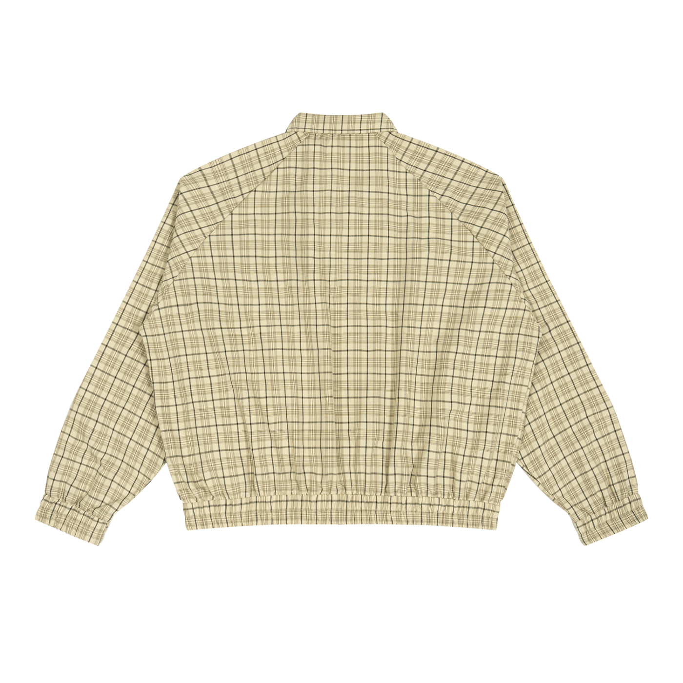 Unisex 'NICEST MEAN PERSON' Plaid Full-Zip Track Jacket