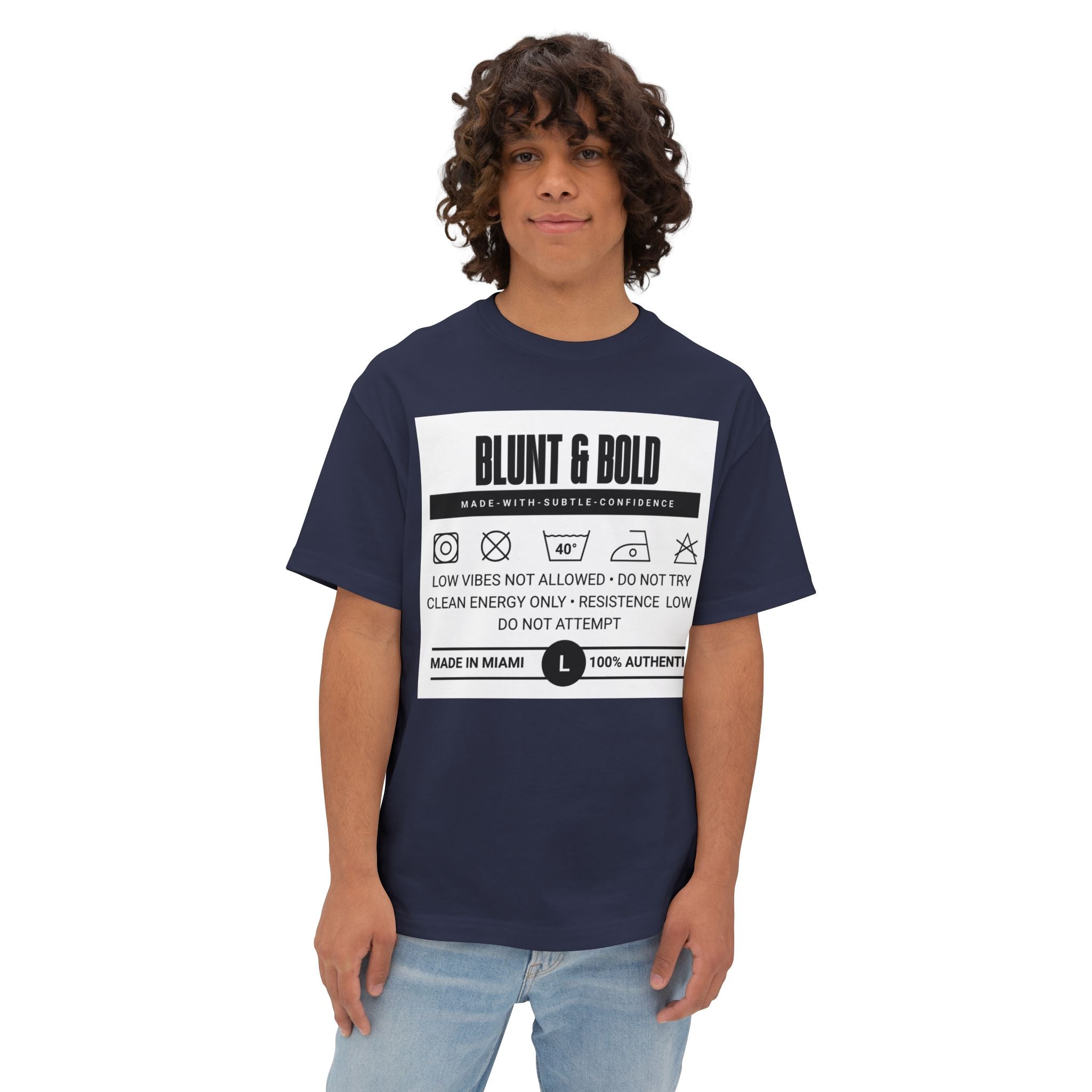 Blunt & Bold' Truth Label + Oversized Tee