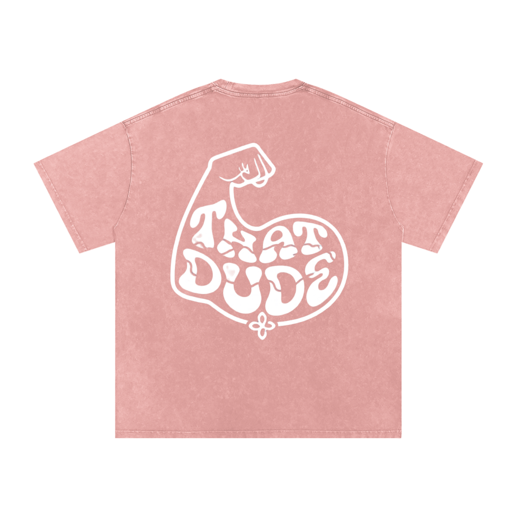 MENS 'THAT DUDE' Snow Washed Oversized Cotton TEE