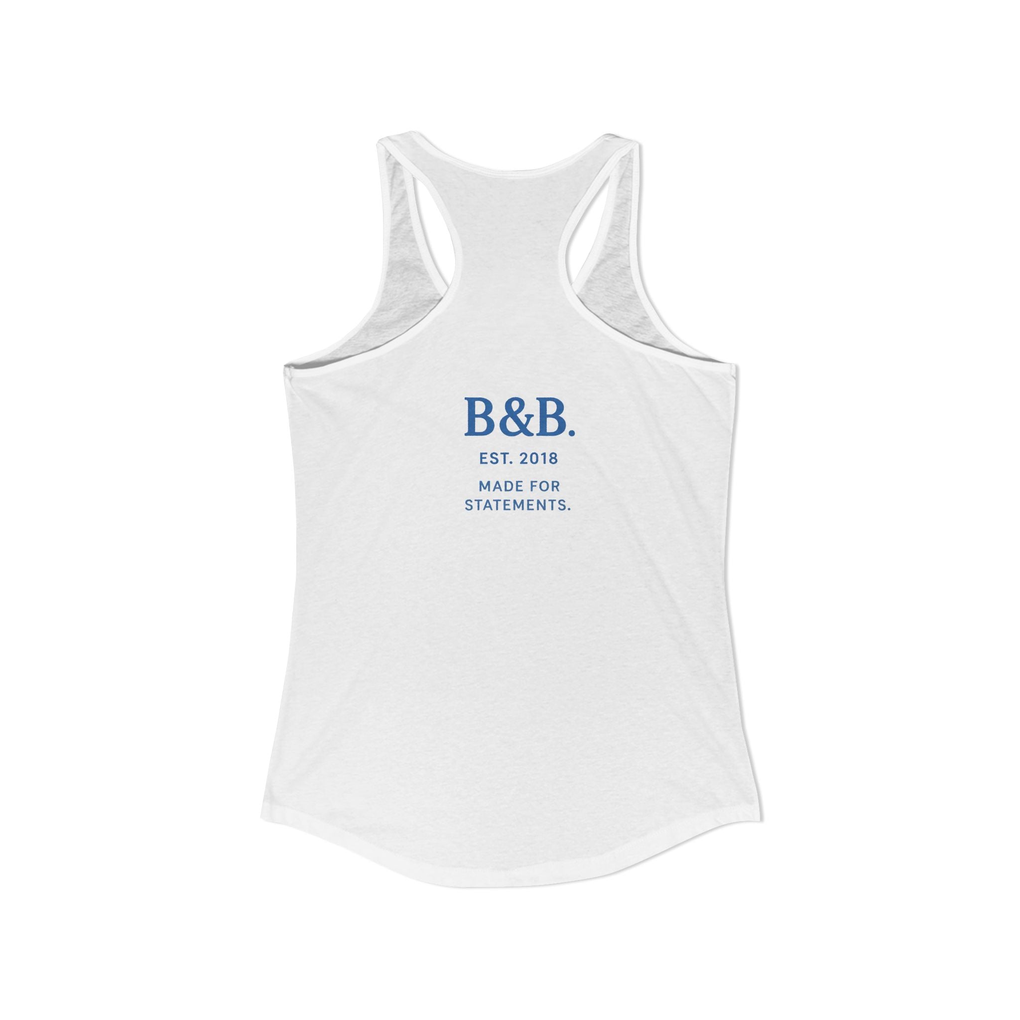 Womens Baddie  Ideal Racerback Tank