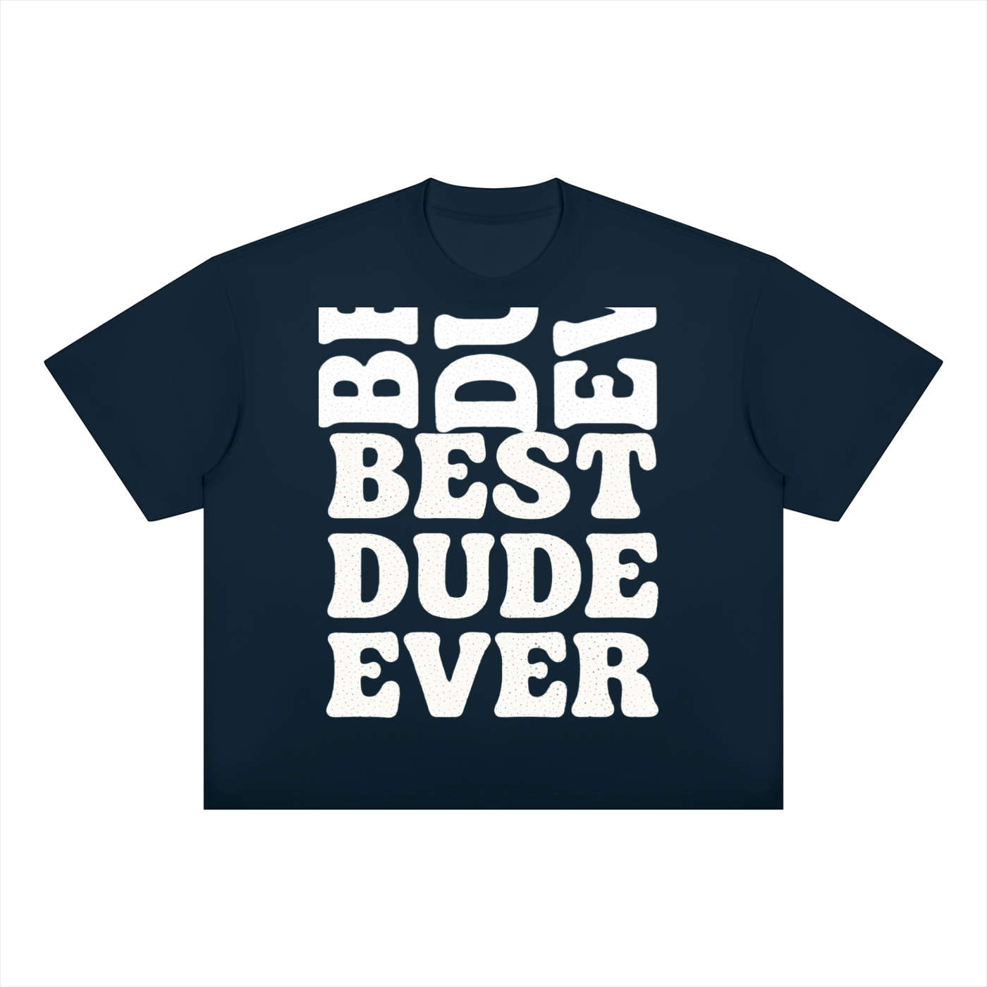 MENS 'BDE BEST DUDE EVER' Boxy Drop Shoulder TEE