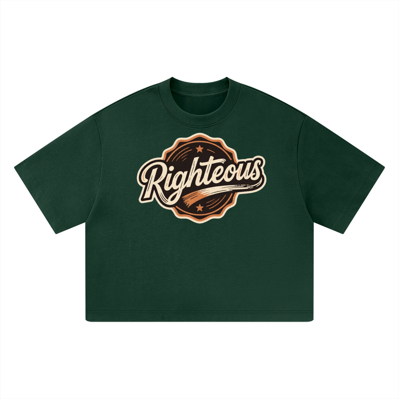 MENS ' RIGHTEOUS ' Heavyweight Boxy TEE