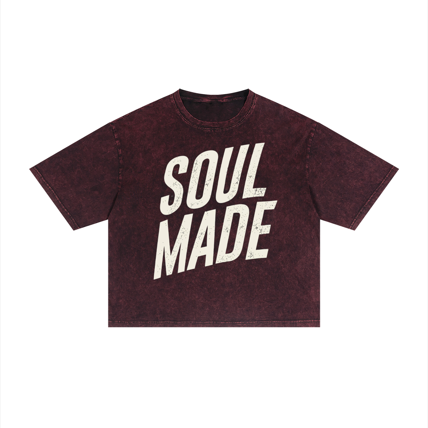 Mens SOUL MADE V2 Mineral Wash Boxy T-Shirt