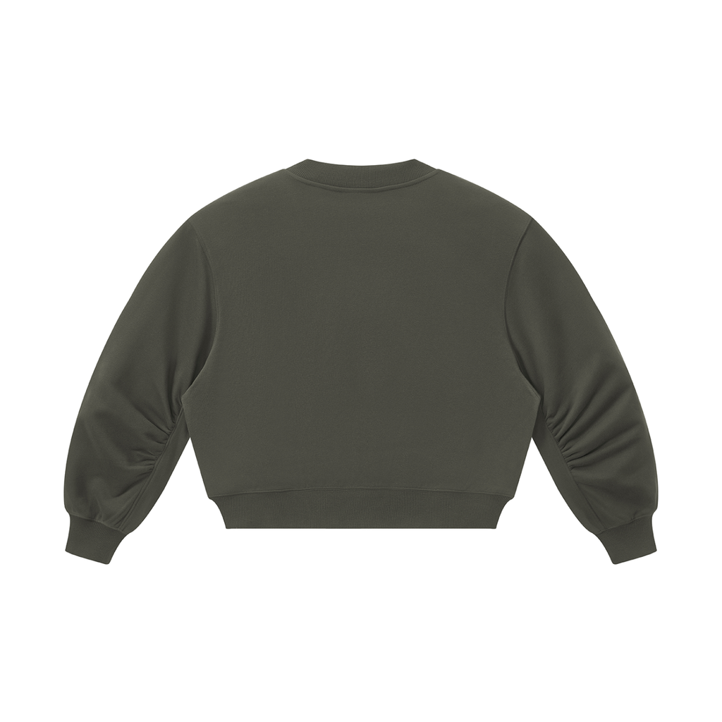 Women’s 'DIVINE DISRUPTOR'  Crop V-Neck Sweat Top