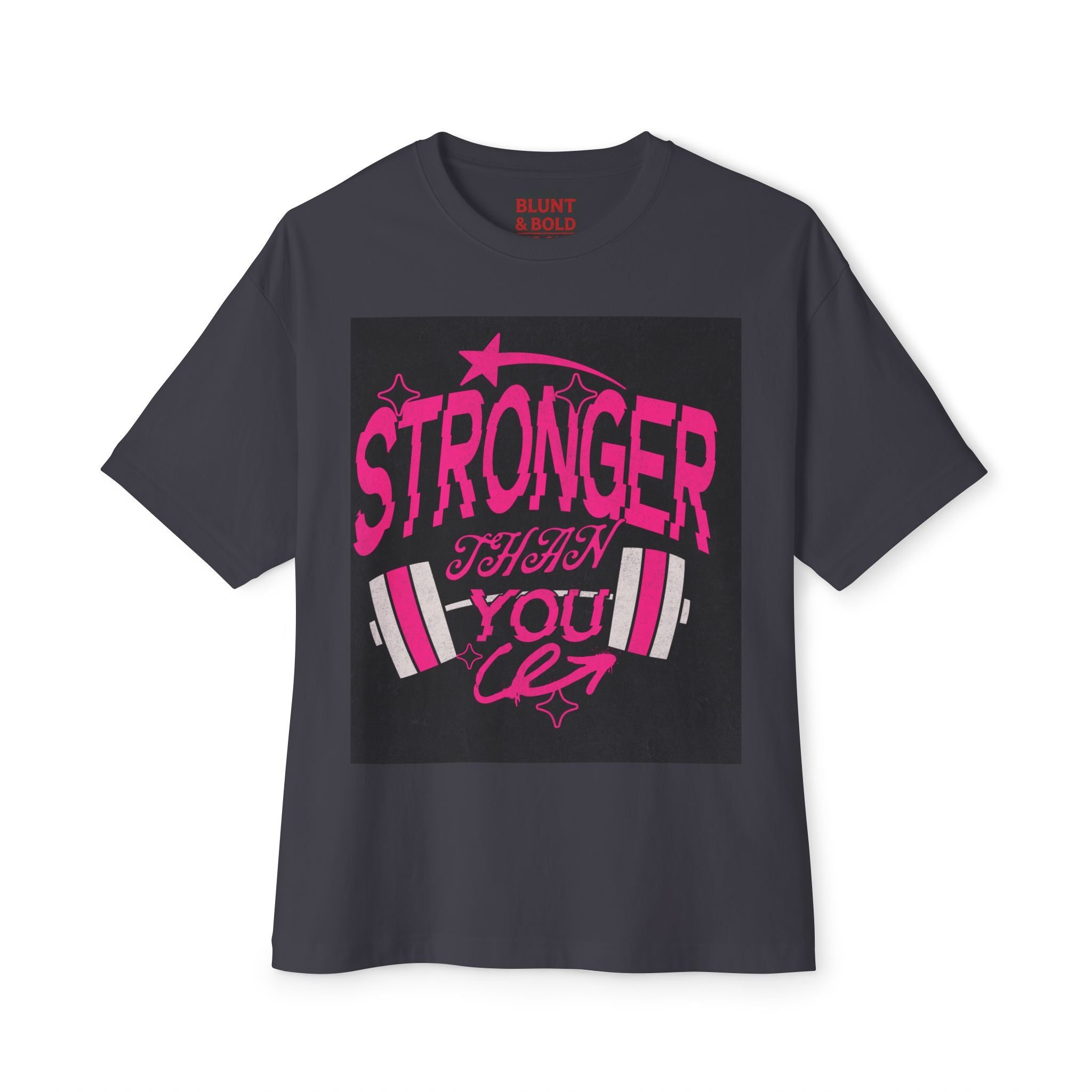 Mens Stronger Than You Boxy Oversized Tee