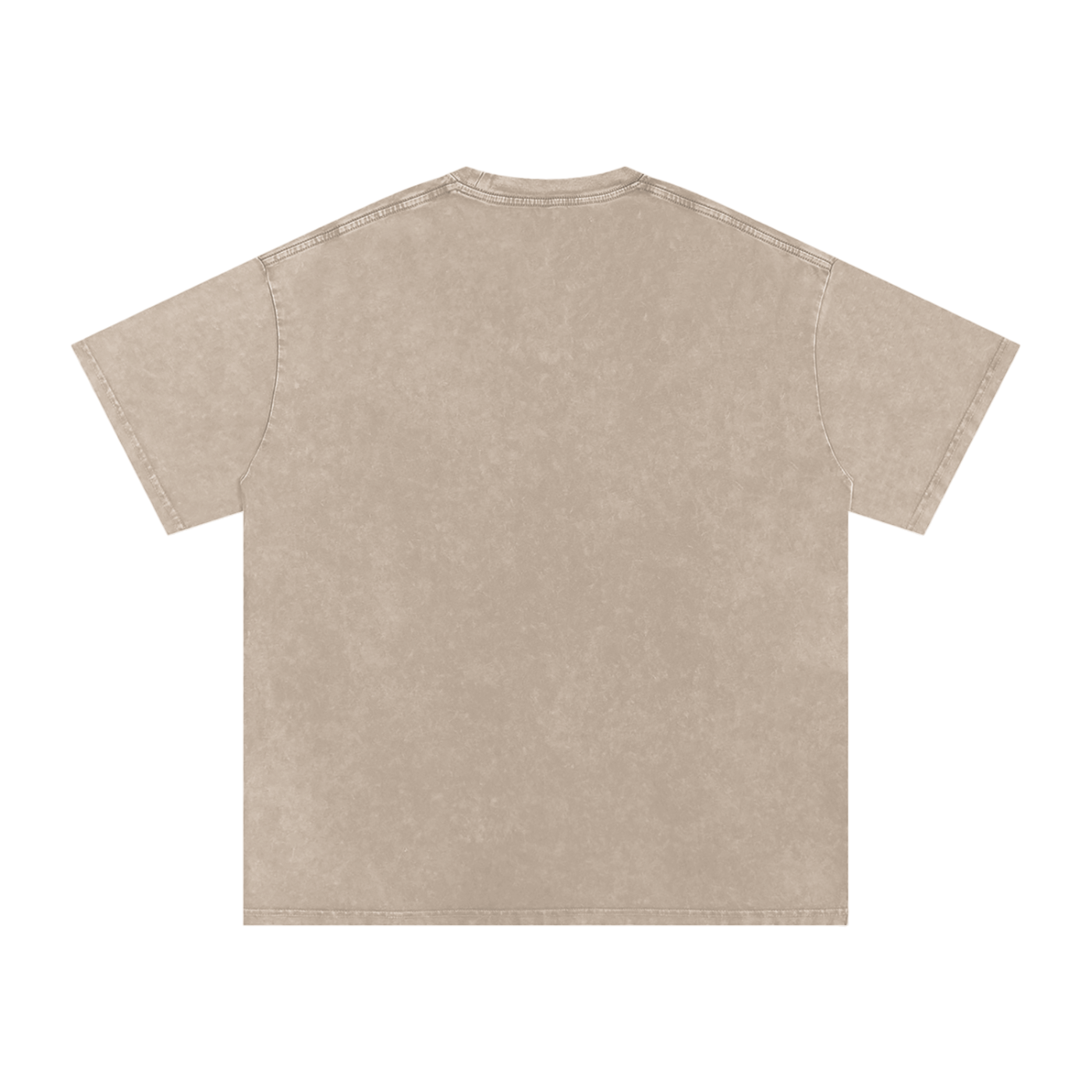 Mens 'WEIGHT OF APPROVAL' Snow Washed Oversized Cotton T-Shirt