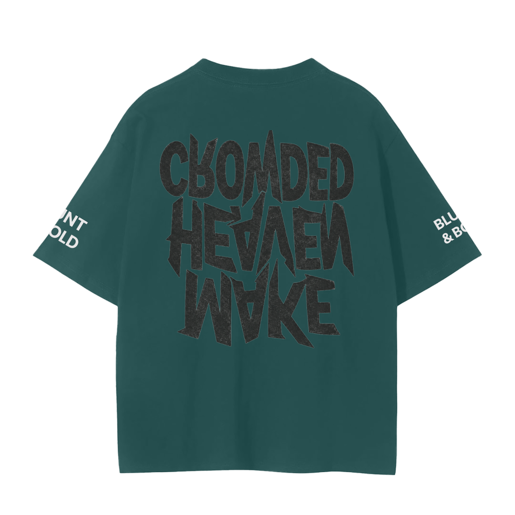 MENS 'MAKE HEAVEN CROWDED' Seemless Oversized Tee