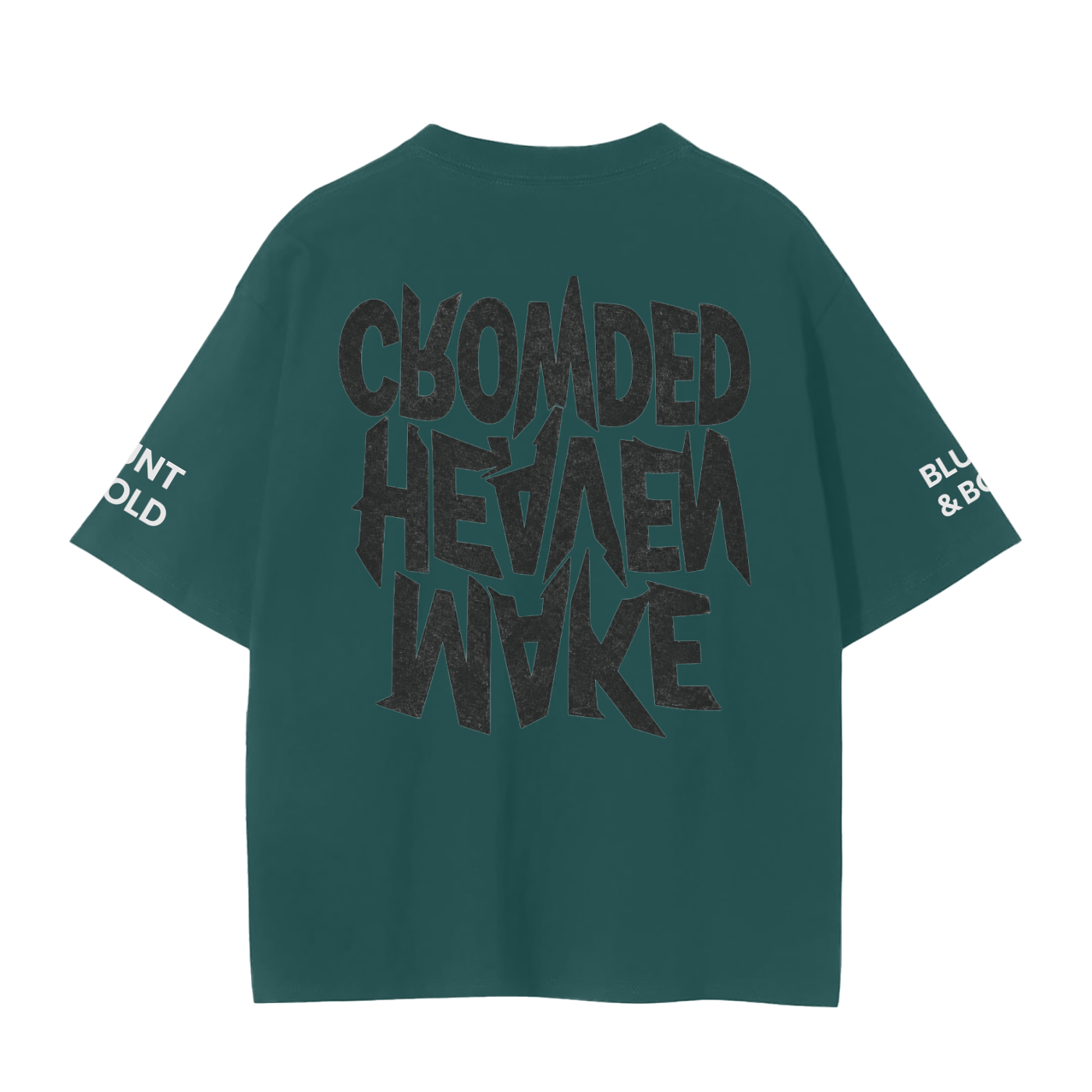 MENS 'MAKE HEAVEN CROWDED' Seemless Oversized Tee
