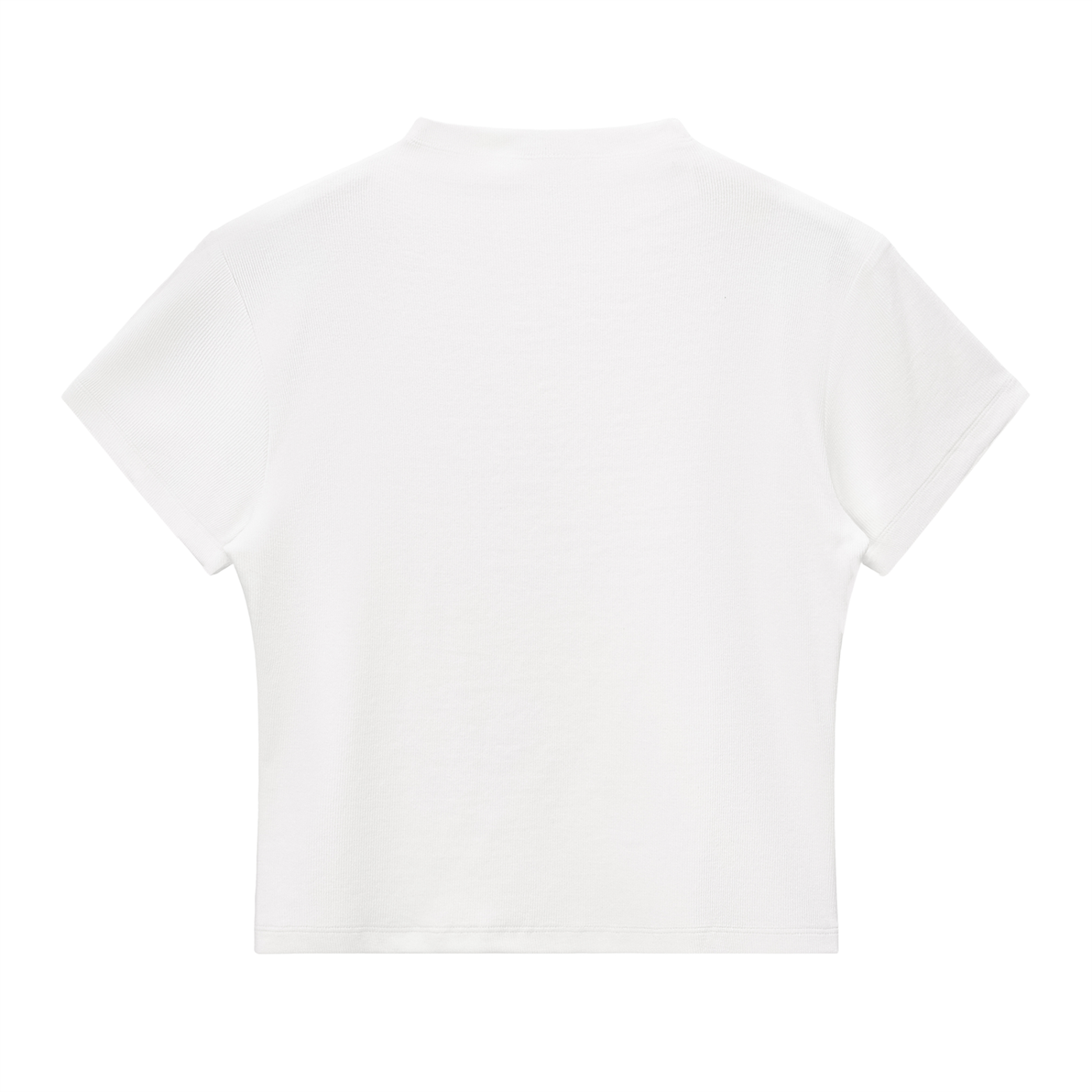 Womens 'FREEDOM" Essential Slim Fit Mock Neck Tee
