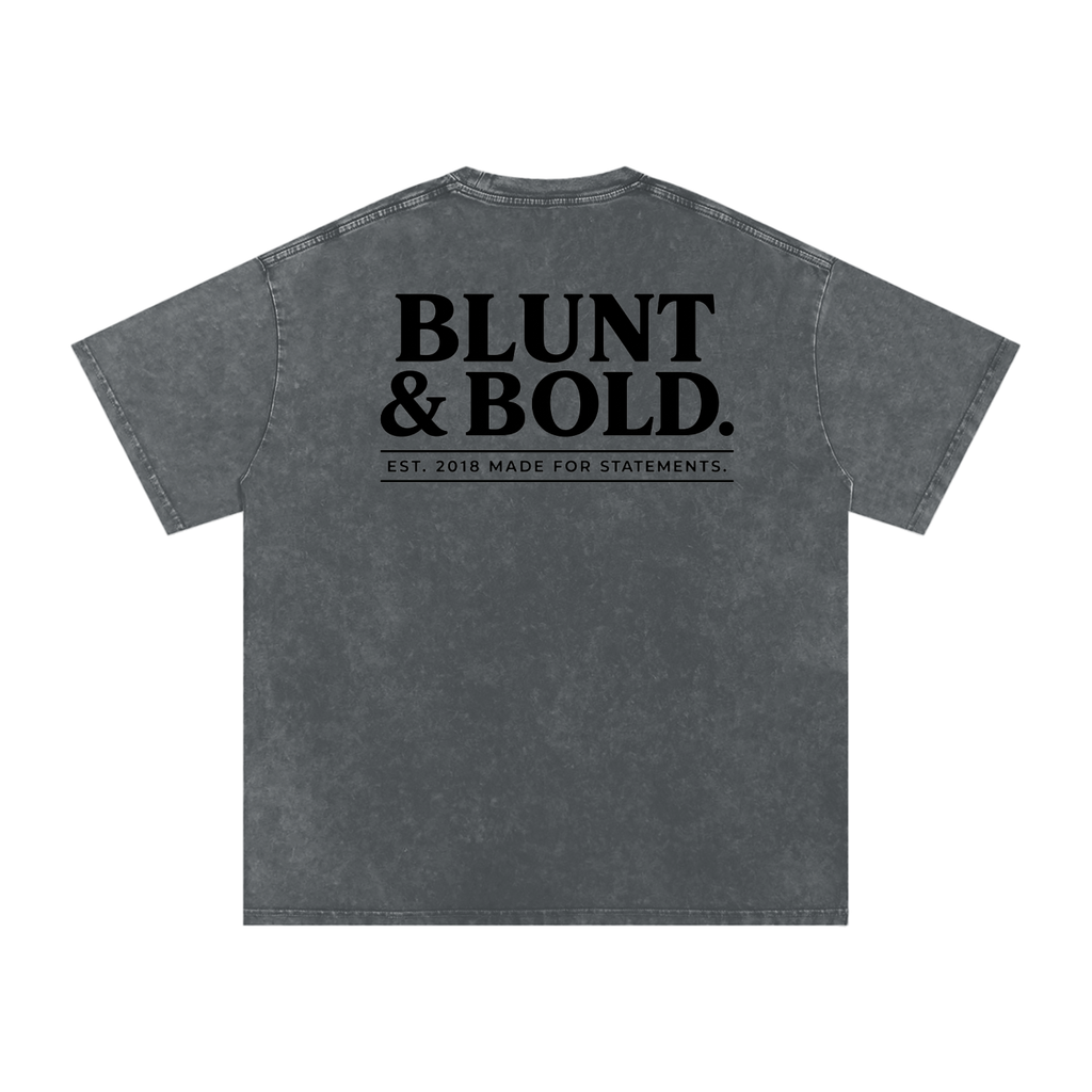 MENS 'CONFIDENCE ORACLE' Snow Washed Oversized Cotton TEE