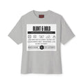 Blunt & Bold' Truth Label + Oversized Tee
