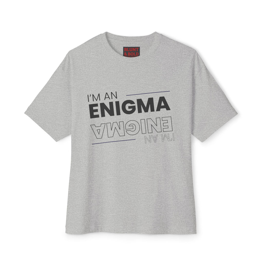Mes I'm An Enigma Graphic Oversized Tee
