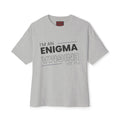Mes I'm An Enigma Graphic Oversized Tee
