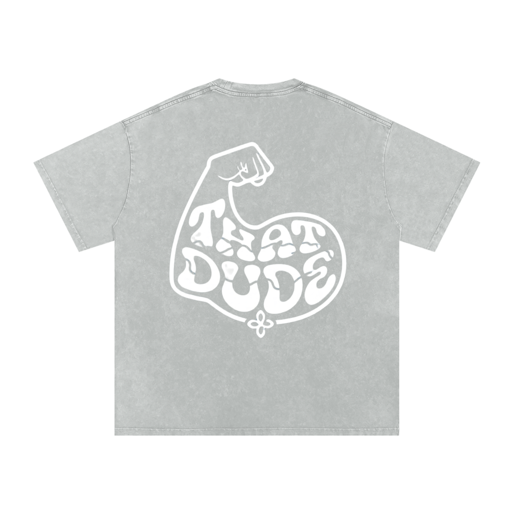 MENS 'THAT DUDE' Snow Washed Oversized Cotton TEE