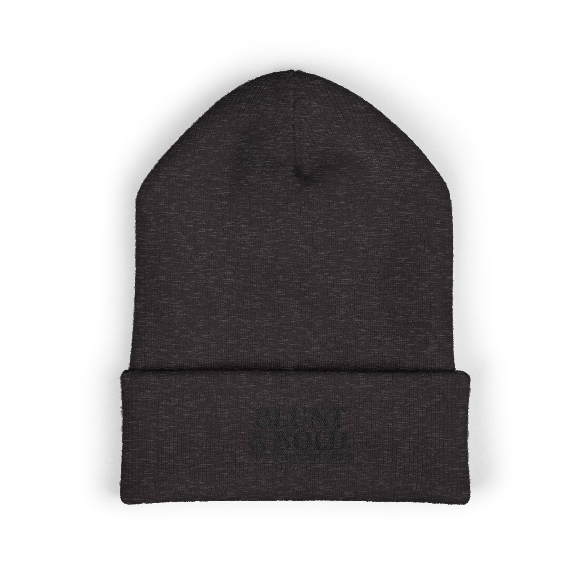 Blunt ^ Bold Classic Cuffed Beanie — Embroidered '