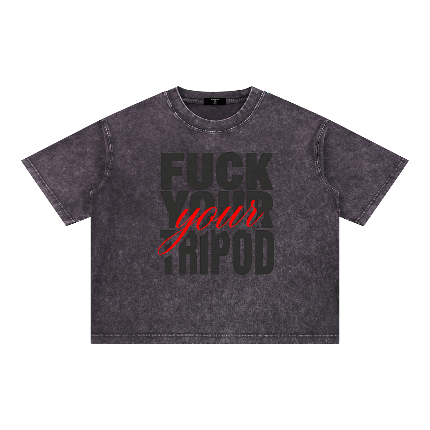 Mineral Wash Boxy Cotton T-Shirt