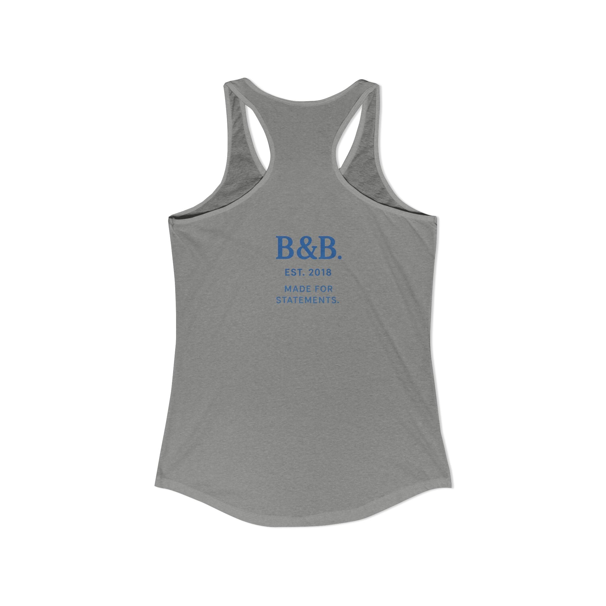 Womens Baddie  Ideal Racerback Tank
