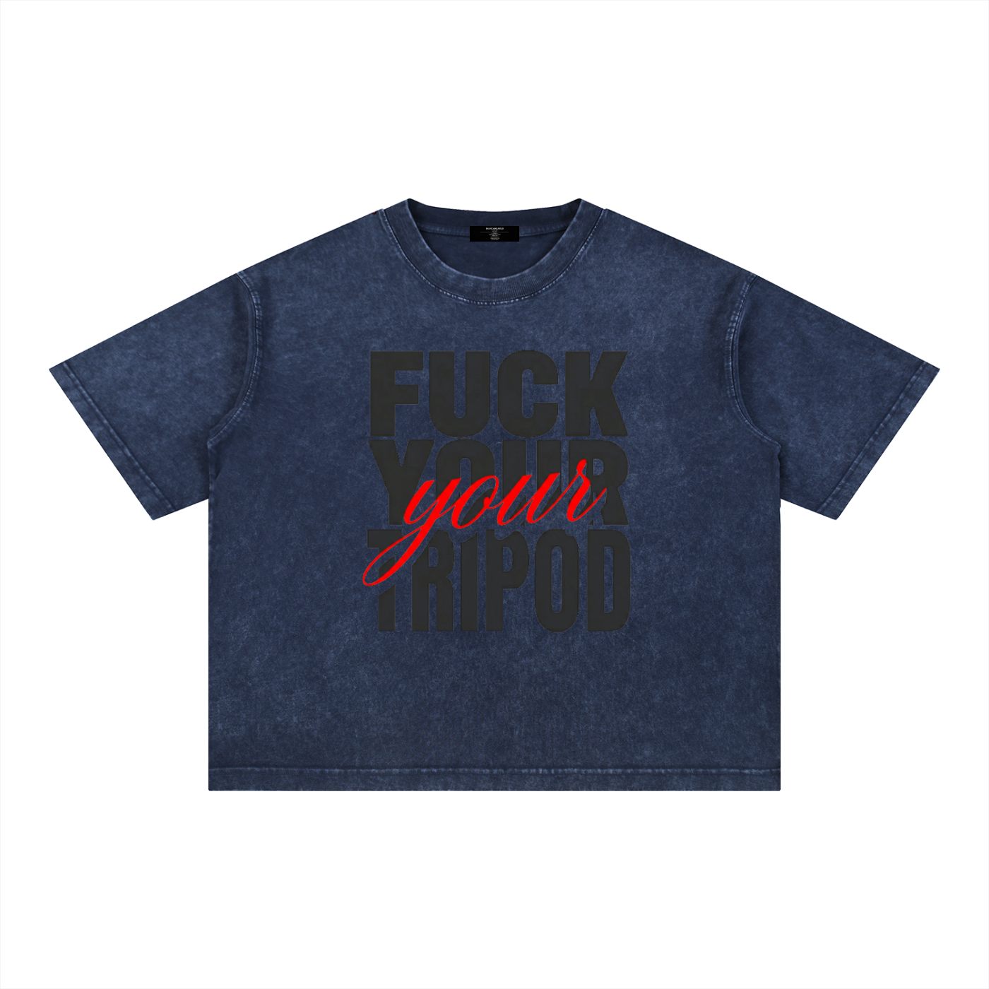 Mineral Wash Boxy Cotton T-Shirt