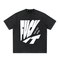 Mens 'FUCK IT' Heavyweight Vintage Washed Frayed Tee