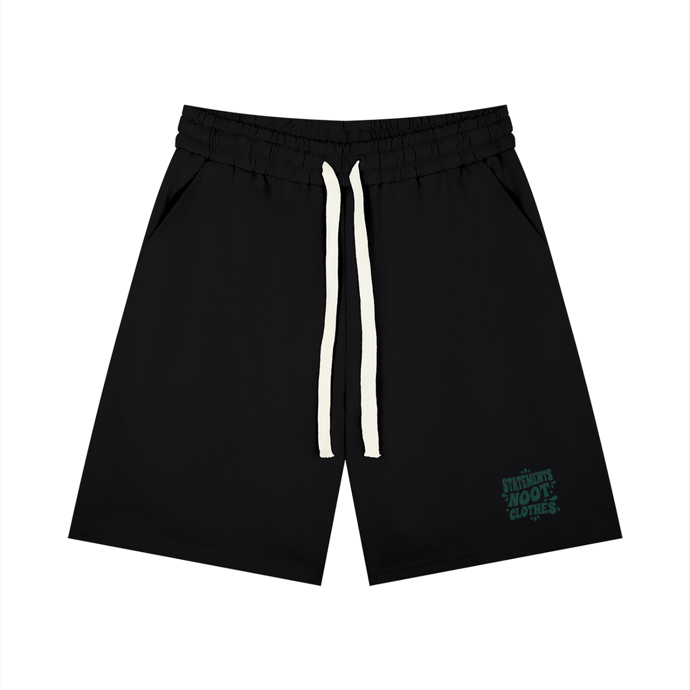 Men’s 'STATEMENT NOT CLOTHES' Loose Fit Drawstring Shorts