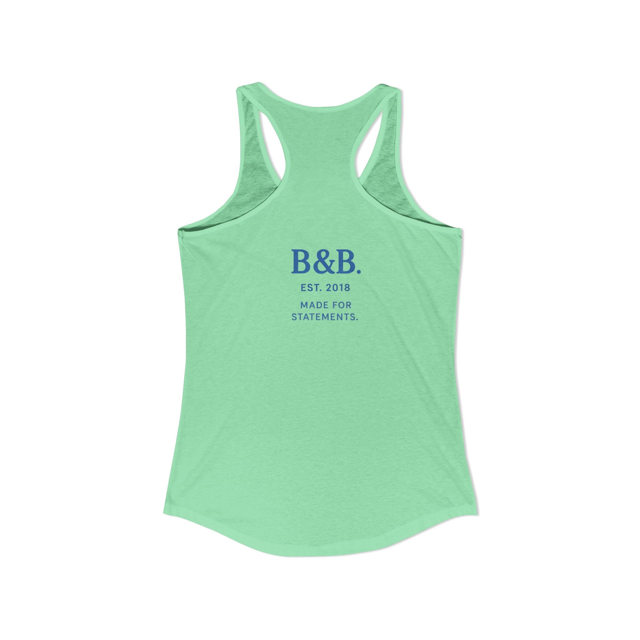 Womens Baddie  Ideal Racerback Tank