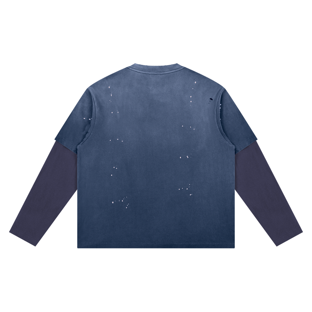 MENS 'ANOMALY'  Vintage Wash Distressed Layer TEE